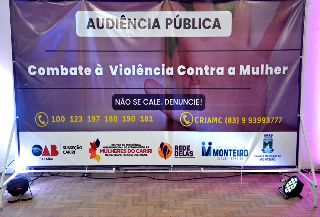 Nesta última terça-feira (09.08.2022) foi realizada na Câmara Municipal de Monteiro uma Audiência Pública